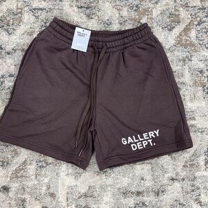 Gallery Dept Brown Athletic Shorts with Elastic Waistband